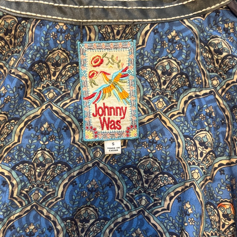 Johnny Was Multicolor Floral Cape - Picture 6 of 6